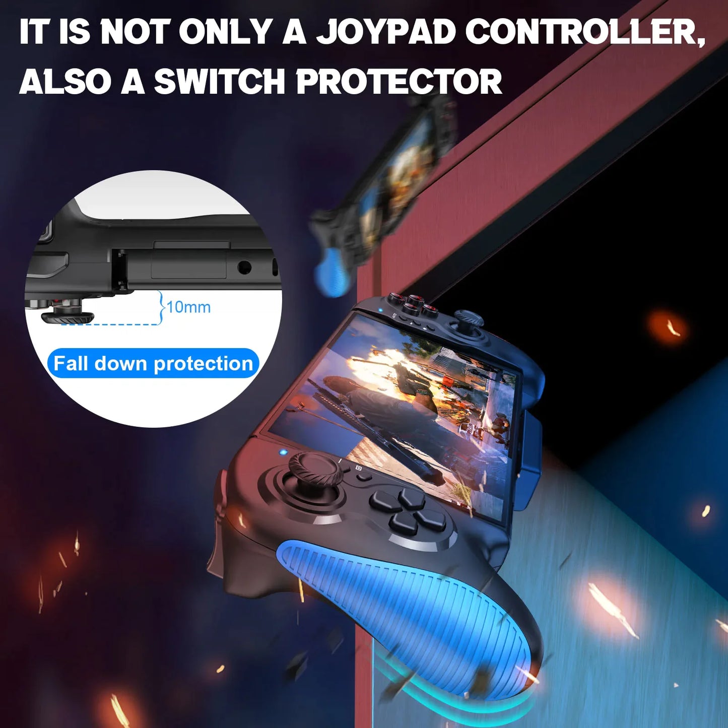Dual Shock Switch Joy-Con Controller