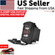 12V Dual USB Car Charger with Voltmeter Panel
